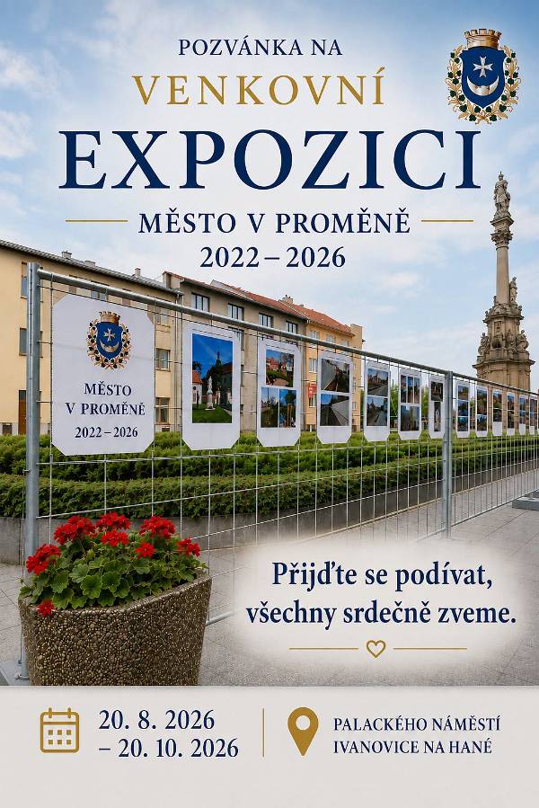 001_expozice.jpg - Ivanovice na Hané 21. 8. 2026 – venkovní výstava fotografií "Město v proměně".